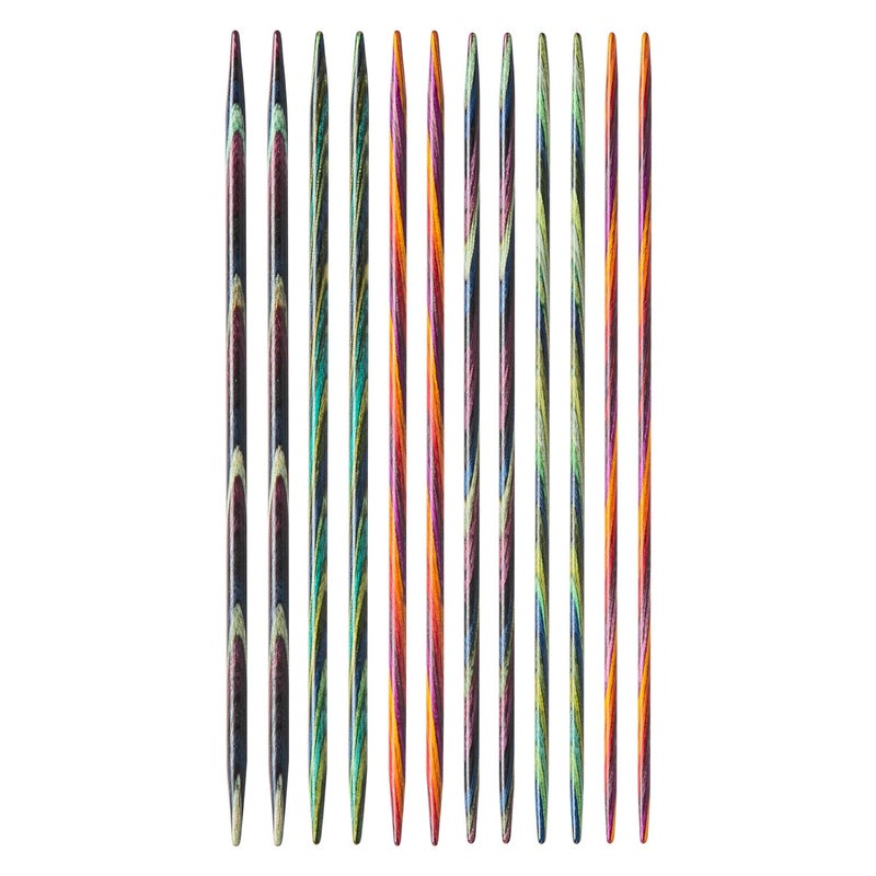 KnitPicks Knit Picks Double Pointed Wood Knitting Needle Set (Mosaic 5") - Image 2